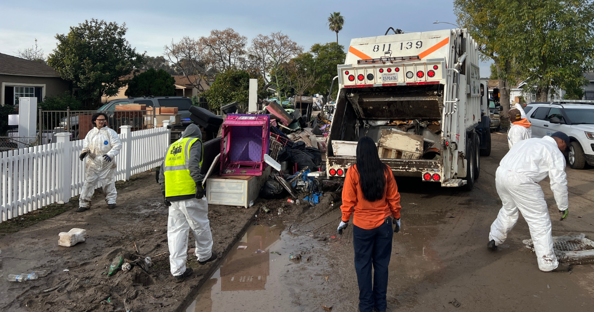 San Diego Deploys Teams To Assess Damage And Clean Up Areas Impacted By ...